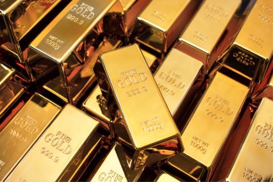 stacks of gold bars stacks of gold bars